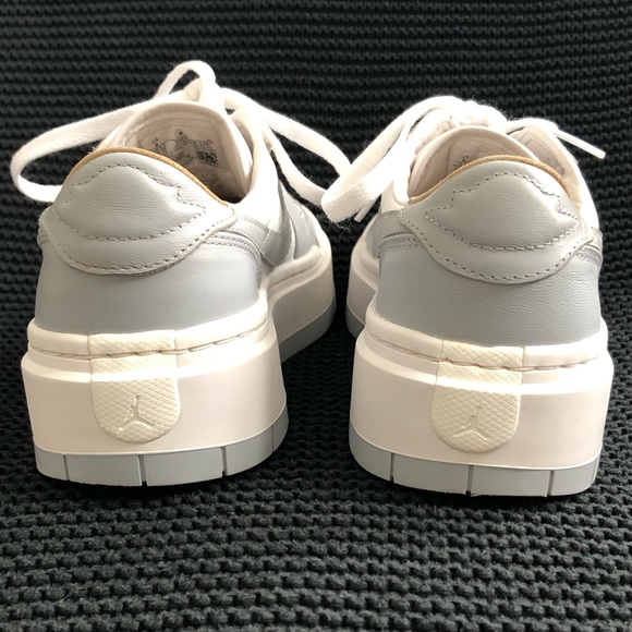 Nike Air Jordan 1 Elevate Low Womens White Wolf Grey Shoes DH7004-100 EUC Sz 8 - Picture 11 of 12